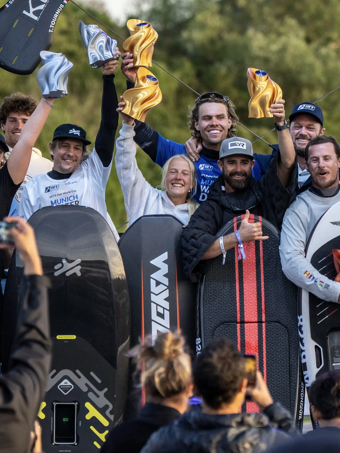 Agnes Wins the Women's Title at the SFT eFoil World Cup Munich 2026