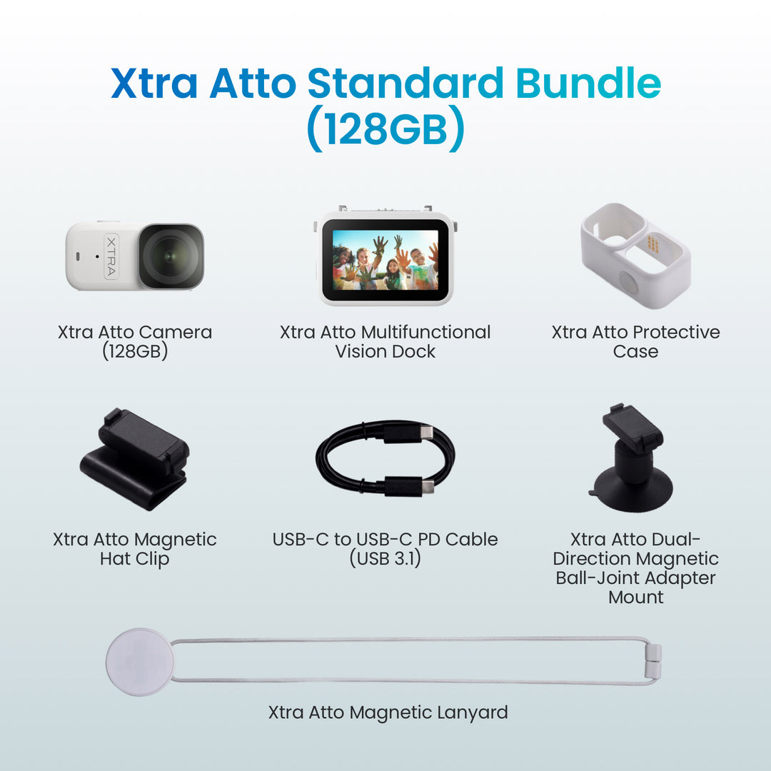 Xtra Atto: 1/1.3″ Sensor, 220-Min Battery & 4K/60fps Vlog Cam