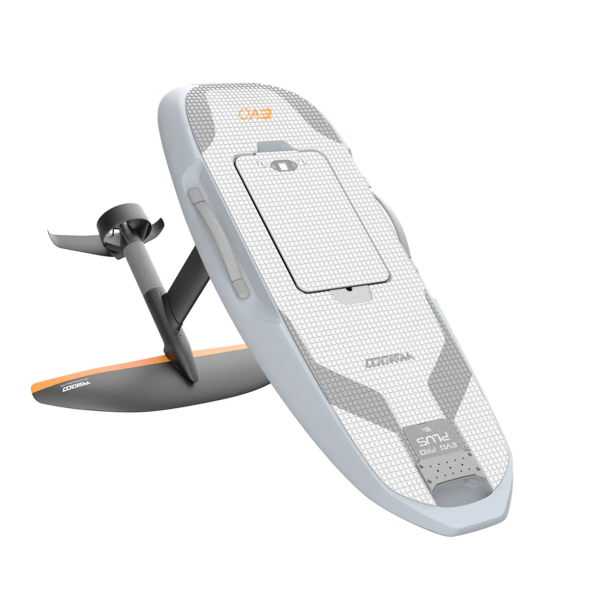 Pro Plus eFoil board front view on transparent background