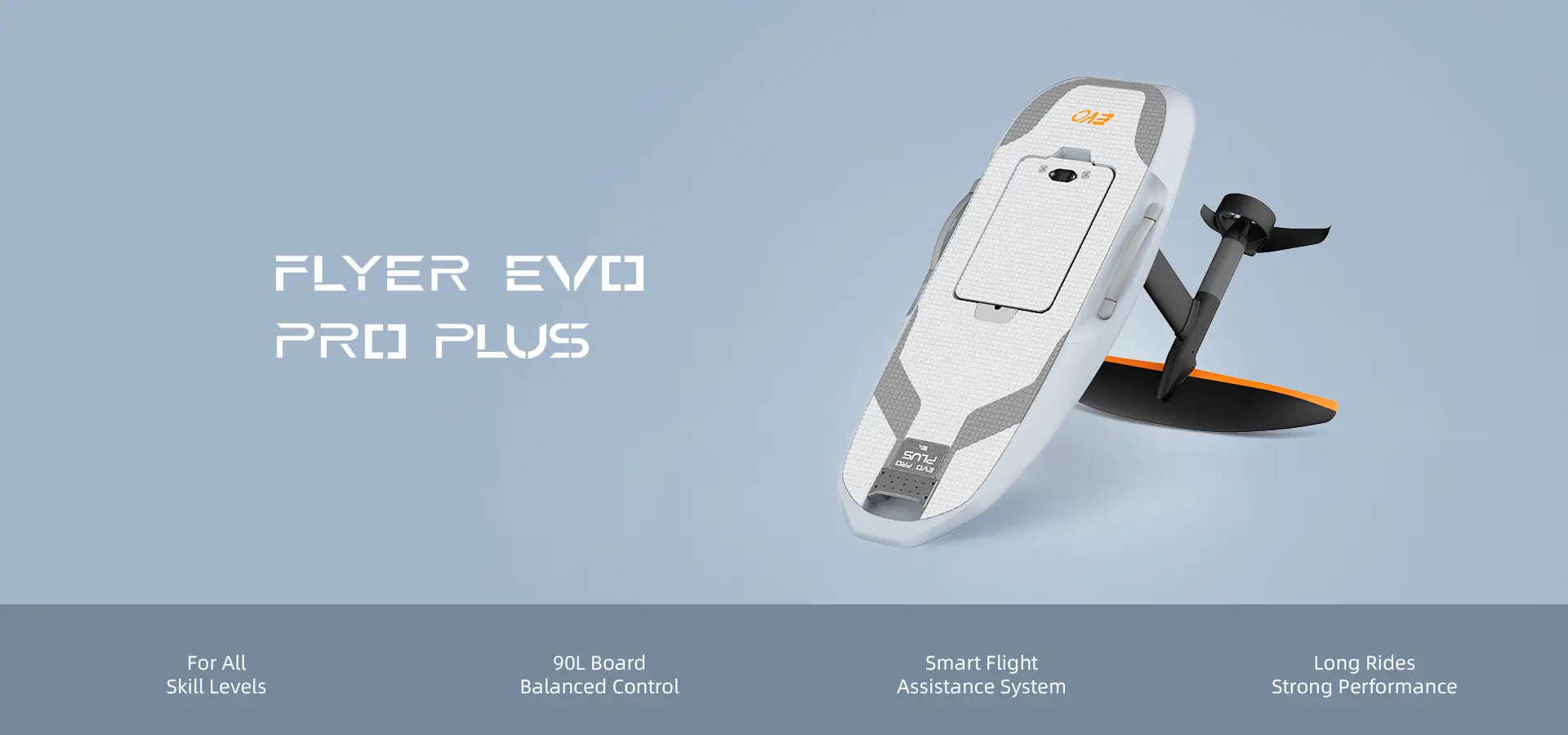Waydoo Flyer EVO Pro Plus 90L performance eFoil